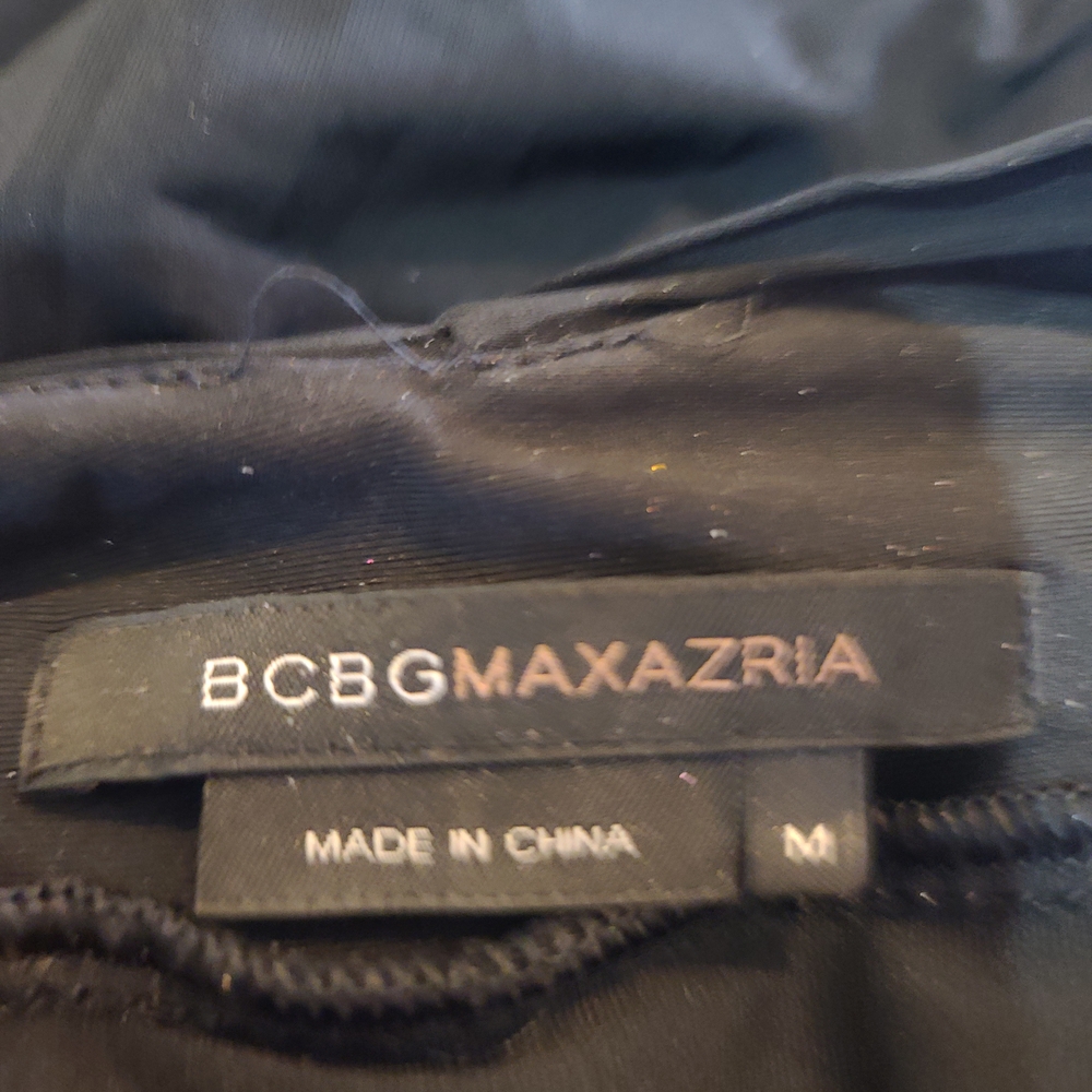 BCBGMaxAzria Black Ruched Bodice Maxi Gown - Picture 6 of 9